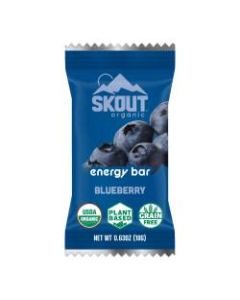 Skout Backcountry Organic Blueberry Mini Energy Bars, 0.63 Oz, Pack Of 200 Bars