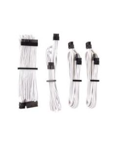 CORSAIR Premium individually sleeved starter kit (Type 4, Generation 4) - Power cable kit - 2 ft - white