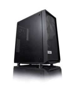 Fractal Design Meshify C Window Computer Case - Mid-tower - Black - Tempered Glass - 5 x Bay - 2 x 4.72in x Fan(s) Installed - ATX, Micro ATX, ITX Motherboard Supported - 7 x Fan(s) Supported - 2 x Internal 3.5in Bay - 3 x Internal 2.5in Bay - 7x Slot(s)