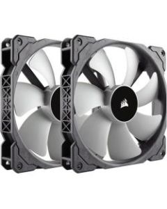 Corsair Air ML140 Cooling Fan - 2 Pack - 5.51in Maximum Fan Diameter - 725.6 gal/min Maximum Airflow - 2000 rpm - 37 dB(A) Noise - Magnetic Levitation - 4-pin PWM - 2 pc(s) - Case