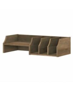 Bush Furniture Key West Desktop Organizer With Shelves, Reclaimed Pine, Standard Delivery