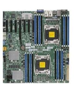 Supermicro X10DRH-C Server Motherboard - Intel Chipset - Socket LGA 2011-v3 - Extended ATX - 1 TB DDR4 SDRAM Maximum RAM - 16 x Memory Slots - Gigabit Ethernet - 10 x SATA Interfaces