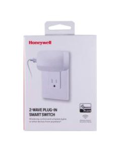 Honeywell Z-Wave Plus Plug-In Smart Switch, White, 39337