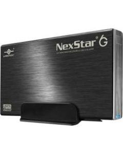 Vantec NexStar 6G NST-366SU3-BK Drive Enclosure - eSATA, USB 3.0 Host Interface - UASP Support External - 1 x Total Bay - 1 x 3.5in Bay - Plastic, Aluminum