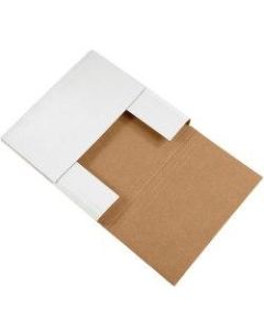 Office Depot Brand Multi-Depth Bookfold Mailers, 12 1/2in x 12 1/2in x 2in, White, Pack Of 50
