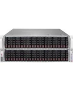 Supermicro SuperChassis 417BE2C-R1K28LPB (Black) - Rack-mountable - Black - 4U - 72 x Bay - 3.15in x Fan(s) Installed - 1280 W - Power Supply Installed - EATX Motherboard Supported - 7 x Fan(s) Supported - 72 x External 2.5in Bay - 7x Slot(s)