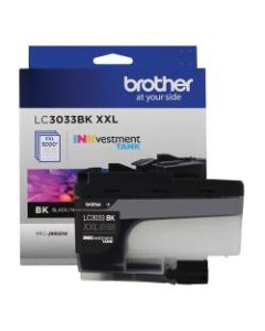 Brother INKvestment LC3033BKS Super-High-Yield Black Ink Cartridge