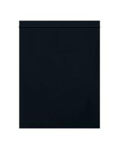 Office Depot Brand Reclosable Poly Bags, 8in x 10in, Black, Case Of 1,000 Bags