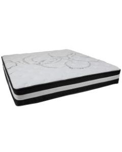 Flash Furniture Capri Comfortable Sleep 12in Foam And Pocket Spring Mattress In a Box, King, 12inH x 75-1/2inW x 81inD