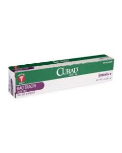 CURAD Bacitracin Ointment With Zinc, 1 Oz Tubes, Pack Of 12