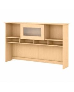 Bush Furniture Cabot 60inW Hutch, Natural Maple, Standard Delivery