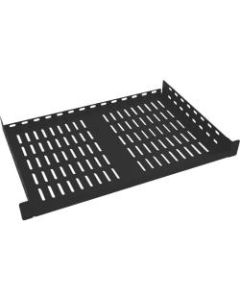 Tripp Lite Rack Enclosure Cantilever Toolless Mount Fixed Shelf 1URM - 1U Rack Height x 19in Rack Width - Rack-mountable - Black - 30 lb Maximum Weight Capacity