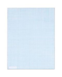 TOPS 8 x 8 Ruled Quadrille Pads - Letter - 50 Sheets - Both Side Ruling Surface - 20 lb Basis Weight - 8 1/2in x 11in - White Paper - 50 / Pad