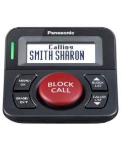 Panasonic KX-TGA710 Call Block Button With Bilingual Talking Caller ID, Black