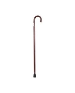 DMI Deluxe Adjustable Vinyl-Handle Aluminum Cane, 28 1/2in - 40 1/2in, Silver