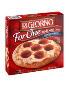 DiGiorno For One Single-Serve Traditional Crust Pepperoni Pizzas, 9.3 Oz, Pack Of 3 Pizzas