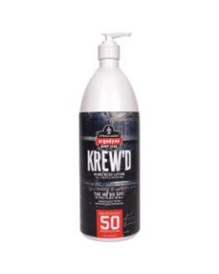 Ergodye KREW-d 6355 SPF 50 Sunscreen Lotion, 32 Oz