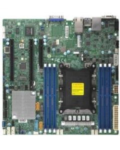 Supermicro X11SPM-F Server Motherboard - Intel Chipset - Socket P LGA-3647 - Micro ATX - Xeon Processor Supported - 768 GB DDR4 SDRAM Maximum RAM - RDIMM, DIMM, LRDIMM - 6 x Memory Slots - Gigabit Ethernet - 12 x SATA Interfaces