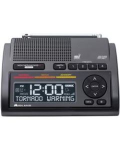 Midland WR400 Emergency Alert Weather Radio - with NOAA All Hazard, Weather Disaster - AM/FM - Specific Area Message Encoding (SAME)7 Weather - Portable