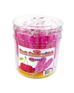 Espeez Rock Candy Sticks, 7in, Hot Pink, Pack Of 36