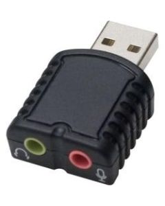 SYBA Multimedia USB 2.0 External Stereo Sound Adapter with Mic Input