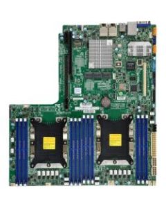 Supermicro X11DDW-NT Server Motherboard - Intel Chipset - Socket P LGA-3647 - Proprietary Form Factor - Xeon Processor Supported - 1.50 TB DDR4 SDRAM Maximum RAM - RDIMM, DIMM, LRDIMM - 12 x Memory Slots - 14 x SATA Interfaces