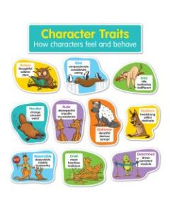 Scholastic Character Traits Bulletin Board Set, 3rd Grade To 6th Grade