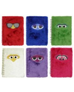 Inkology Fluffles Journals, A5 Size, 5-7/8in x 8-1/4in, College Ruled, 120 Sheets, Assorted Colors, Pack Of 6 Journals