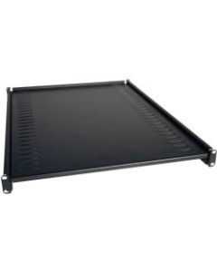 Tripp Lite Rack Enclosure Cabinet Heavy Duty Fixed Shelf 250lb Capacity - Black - Cold-rolled Steel (CRS) - 250 lb Maximum Weight Capacity