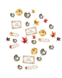 Amscan Paper Classic Thanksgiving Mega Value Pack Cutouts, Multiple Sizes, 3 Per Pack, Carton Of 30 Packs