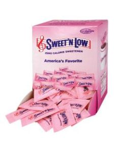 Sweetener Packets, SweetN Low, Box Of 400 Packets