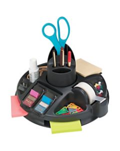 Post-it Rotary Desktop Organizer, Black