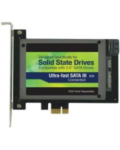 Apricorn Velocity Solo x1 - Performance SSD Upgrade Kit for Desktop PCs and MacPro - Serial ATA/600 - PCI Express 2.0 x1 - Plug-in Card - 2 Total SATA Port(s)