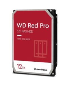WD Red Pro WD121KFBX 12 TB Hard Drive - 3.5in Internal - SATA (SATA/600) - Storage System Device Supported - 7200rpm - 300 TB TBW - 5 Year Warranty