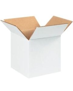 Office Depot Brand Corrugated Boxes, 7in x 7in x 7in, White, Pack Of 25 Boxes