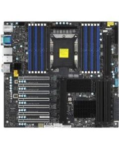 Supermicro X11SPA-T Workstation Motherboard - Intel Chipset - Socket P LGA-3647 - Extended ATX - 3 TB DDR4 SDRAM Maximum RAM - RDIMM, LRDIMM, DIMM - 12 x Memory Slots - Gigabit Ethernet - 8 x SATA Interfaces