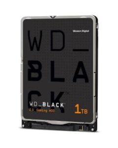 WD Black WD10SPSX 1 TB Hard Drive - 2.5in Internal - SATA (SATA/600) - Desktop PC, Notebook, Gaming Console Device Supported - 7200rpm - 5 Year Warranty