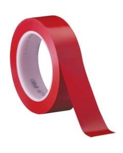 3M 471 Vinyl Tape, 3in Core, 1in x 36 Yd., Red, Case Of 3
