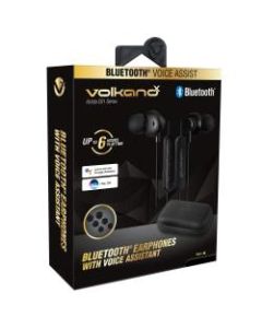 Volkano X Asista Series Wireless Earbuds, Black, VK-1103-E01-BK