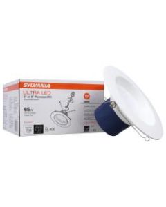 Sylvania LEDvance Indoor/Outdoor LED Fixtures, 5/6in Diameter, Dimmable, 4000 Kelvin/Cool White, 10 Watt, 940 Lumens, Case Of 2 Fixtures