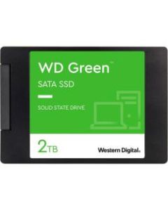 WD Green WDS200T2G0A 2 TB Solid State Drive - 2.5in Internal - SATA (SATA/600) - Notebook, Desktop PC Device Supported - 545 MB/s Maximum Read Transfer Rate