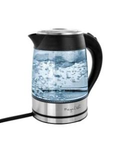 MegaChef 1.8-Liter Electric Tea Kettle, Clear