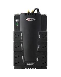 CyberPower CP685AVR Uninterruptible Power Supply, 8 Outlets, 685VA/390 Watt
