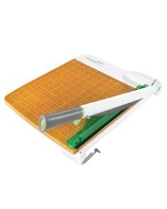 Westcott CarboTitanium Guillotine Heavy-Duty Trimmer, 18in, White/Green