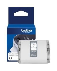 Brother Genuine CK-1000 ~ 2 (1.97in) 50 mm wide x 6.5 ft. (2 m) Cleaning Roll for Brother VC-500W Label and Photo Printers - For Printer - 1 - White