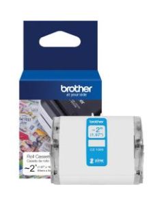 Brother Genuine CZ-1005 continuous length ~ 2 (1.97in) 50 mm wide x 16.4 ft. (5 m) long label roll featuring ZINK Zero Ink technology - 1 31/32in Width - Zero Ink (ZINK) - Paper - 1 Each