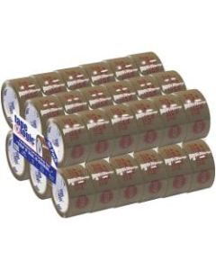 Tape Logic Stop If Seal Is Broken Preprinted Carton-Sealing Tape, 3in Core, 2in x 55 Yd., Red/Tan, Case Of 36