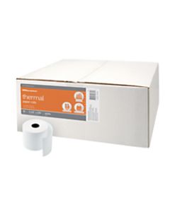 Office Depot Brand Thermal Paper Rolls, 3-1/8in x 230ft, White, Carton Of 50
