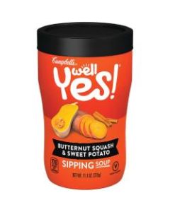 Campbells Squash/Sweet Potato Sipping Soup - Butternut Squash & Sweet Potato - 11.10 oz - 8 / Carton