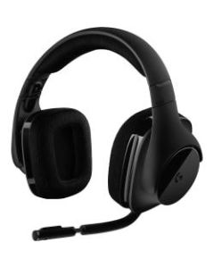 Logitech G533 Wireless Dts 7.1 Surround Gaming Headset - Stereo - Wireless - 49.2 ft - Over-the-head - Binaural - Circumaural - Black